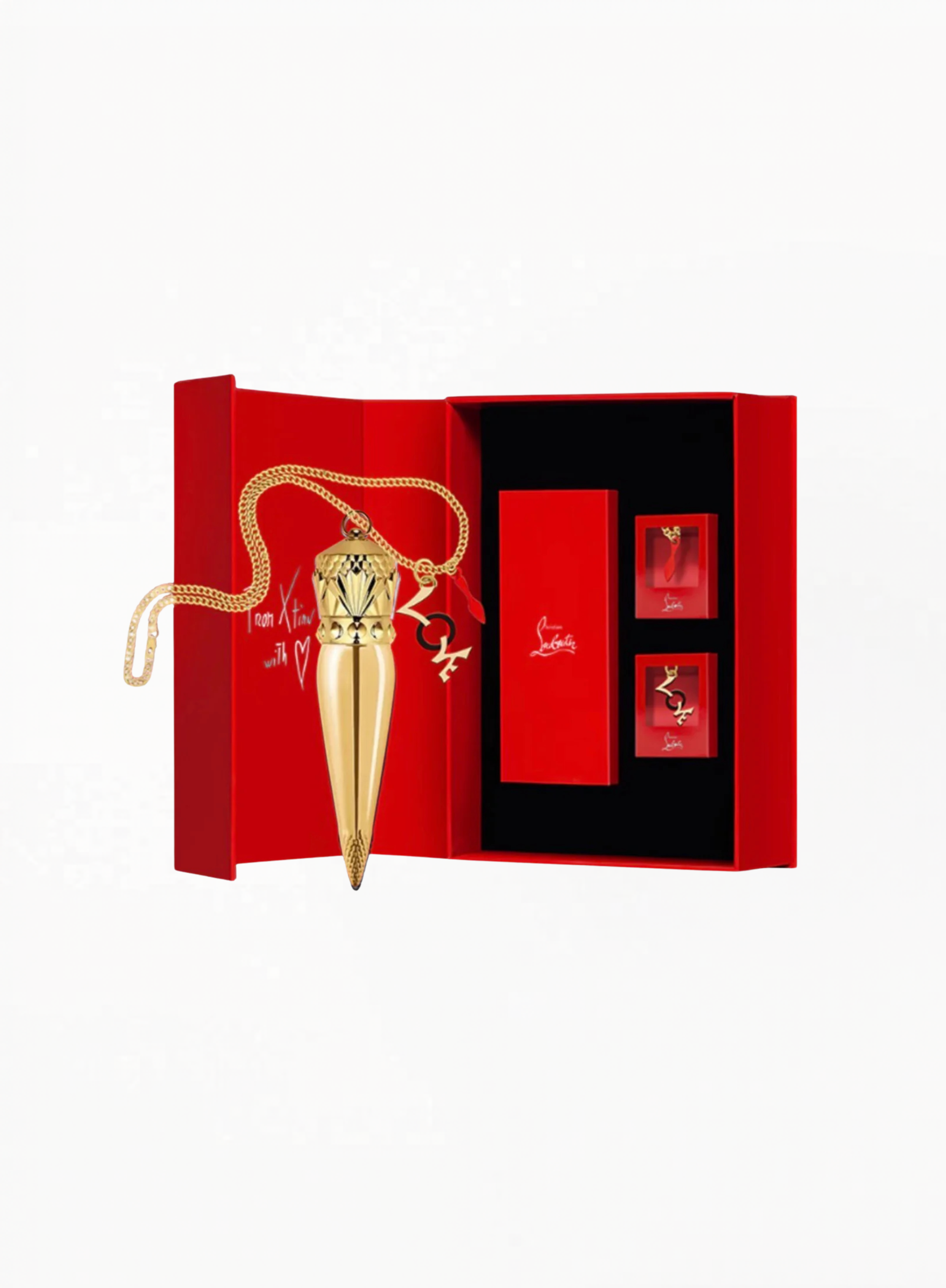 Christian Louboutin ულტრა ლიმიტირებული ტუჩსაცხის სამკაულის სეტი — Matte 001M