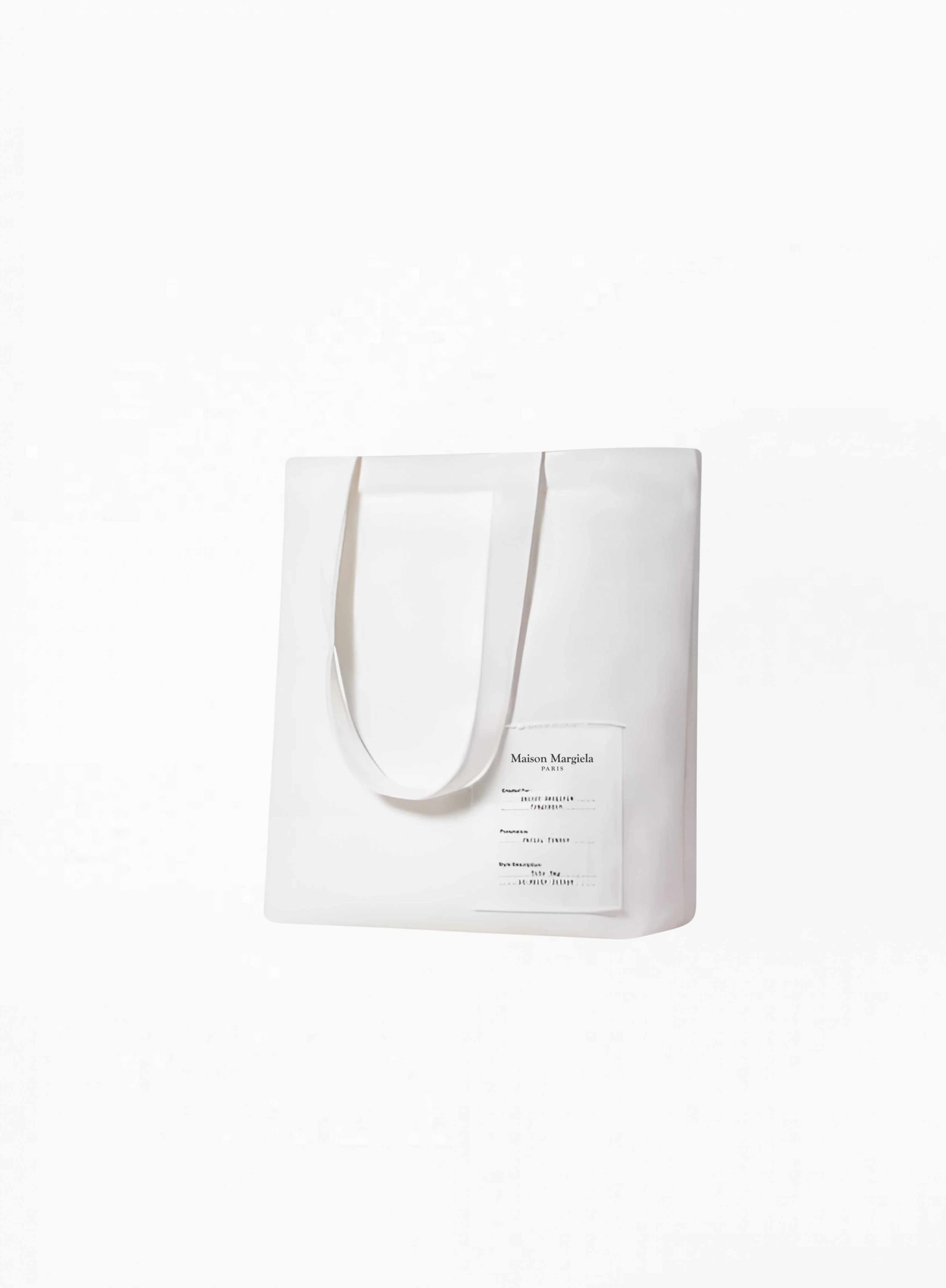 MAISON MARGIELA REPLICA თეთრი ტოუტ-ჩანთა 40.5×31.5 სმ