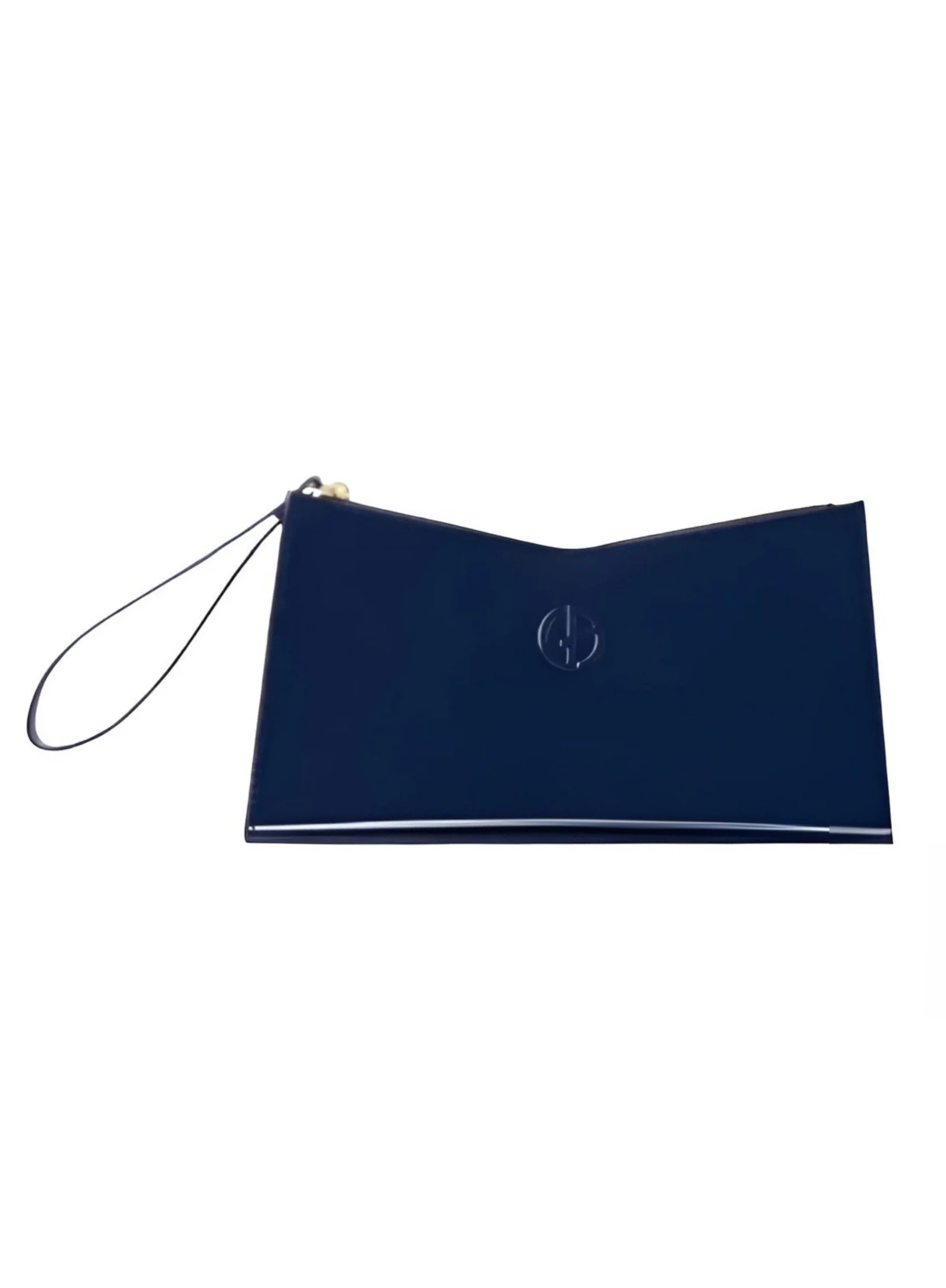 Armani Beauty Blue Lacquered Cosmetic Bag 25x4.5x13.5cm