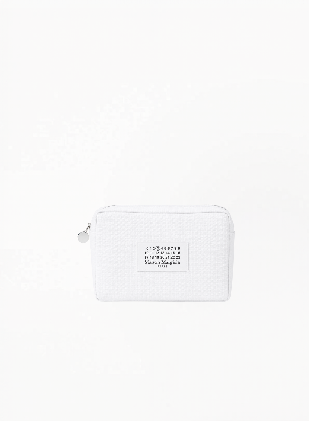 Maison Margiela White Cotton Cosmetic Bag 19.5x7x13.5cm