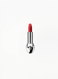 Guerlain Rouge G Luxurious Velvet Lipstick 880 matte red lipstick swatches on multiple skin tones at Exquisite.