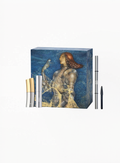 BYREDO წარბის ფანქარი Slate / ტუჩსაცხი Vieux Rose / კრემ-სტიკი Kinda Blue 442 — ლიმიტირებული კოლექციური სეტი