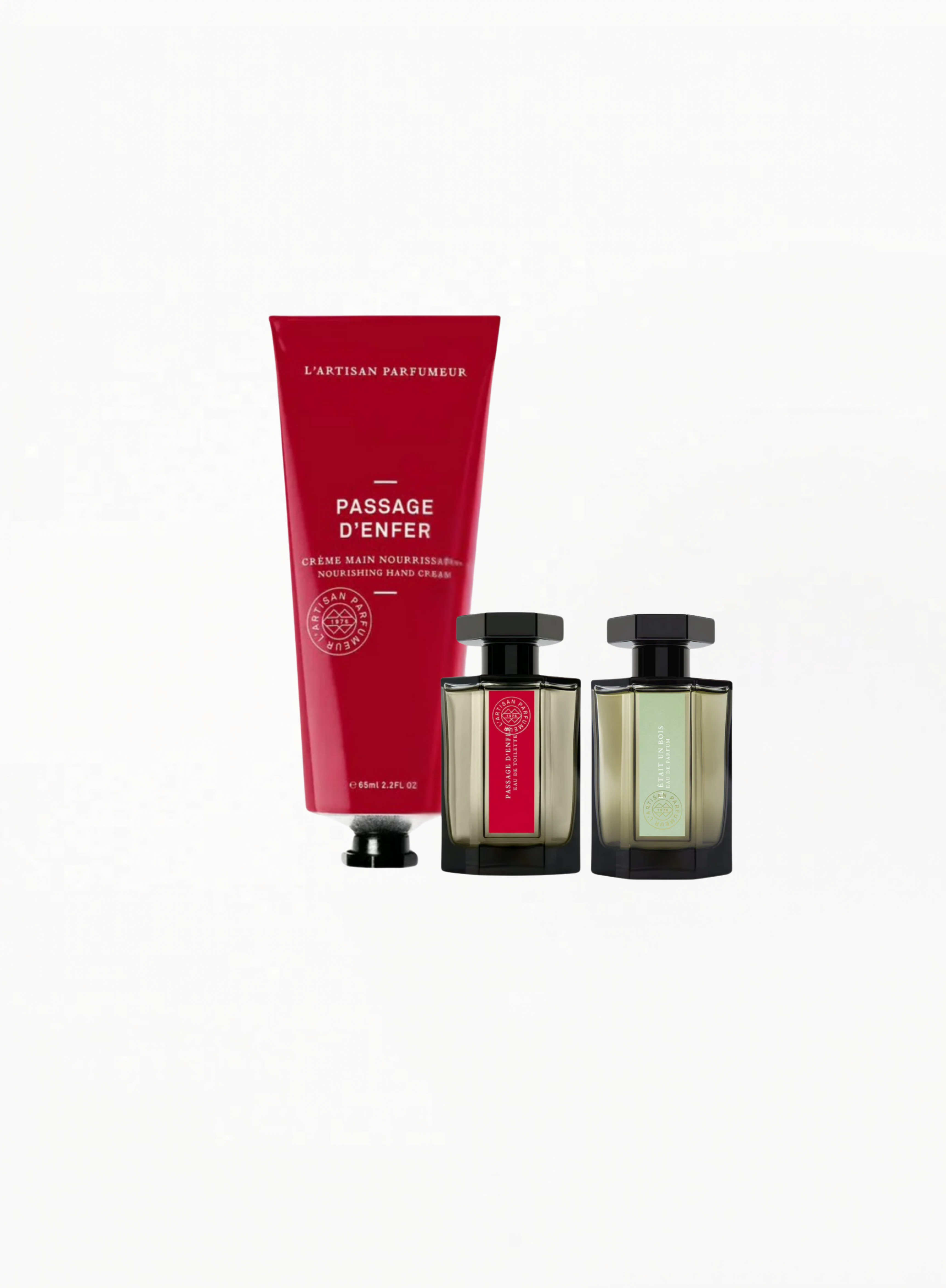 L’Artisan Parfumeur Passage d’Enfer Duo – Perfume 5ml / ÉTAT UN BOIS Eau de Parfum 5ML Hand Cream 15ml