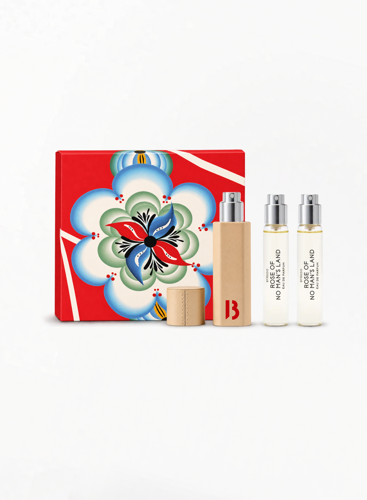 BYREDO Rose of No Man’s Land Eau de Parfum სამოგზაურო სასაჩუქრე სეტი (3 × 12 მლ)