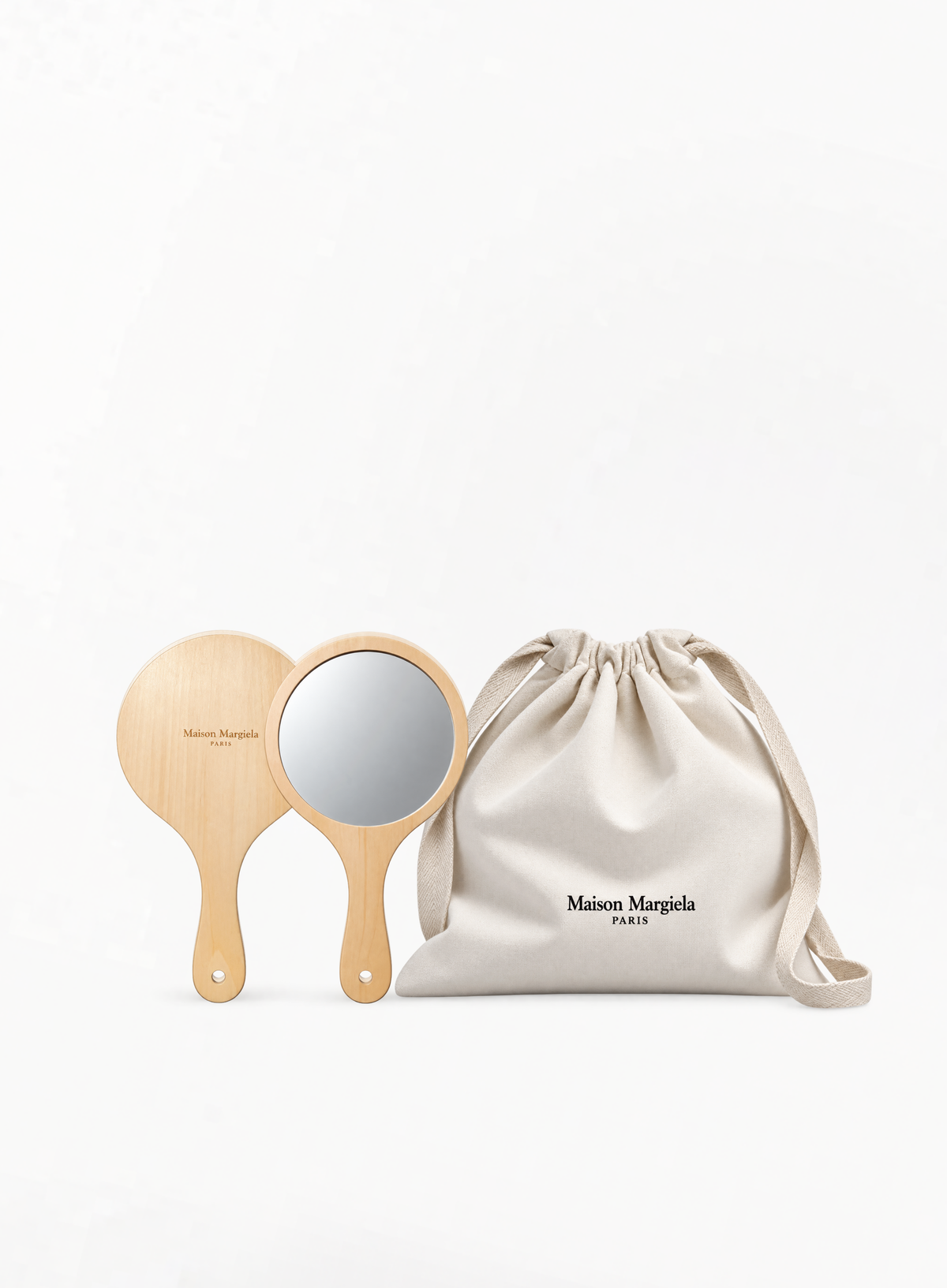 MAISON MARGIELA ულტრა ლიმიტირებული ხის სარკე 30სმ