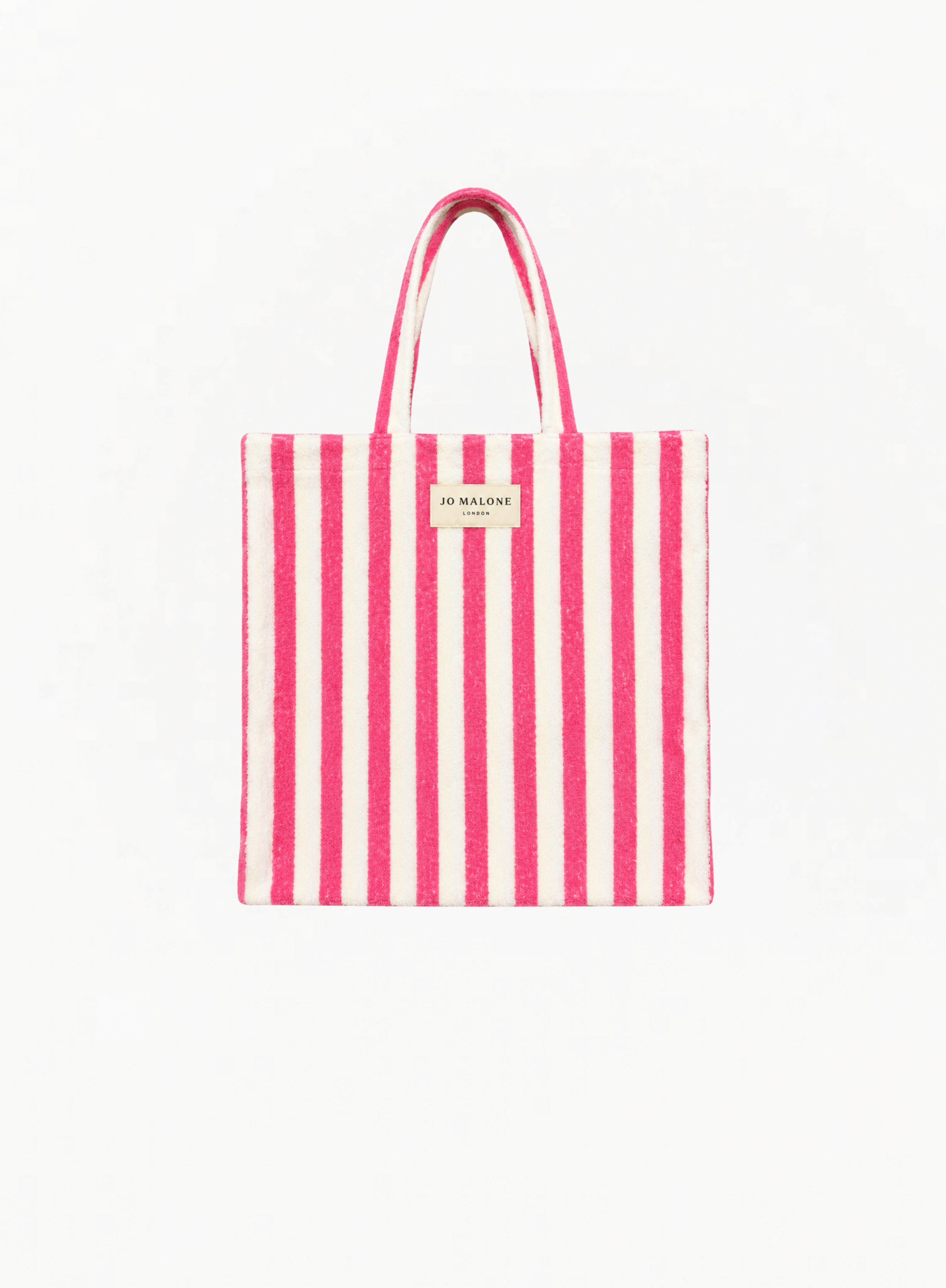 JO MALONE LONDON Terrycloth Tote Bag – Raspberry Ripple Limited Edition 42x46cm