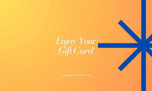 byEXQUISITE Gift Card - Orange