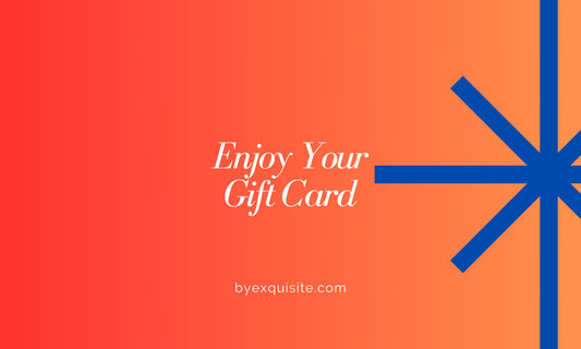 byEXQUISITE Gift Card - Red