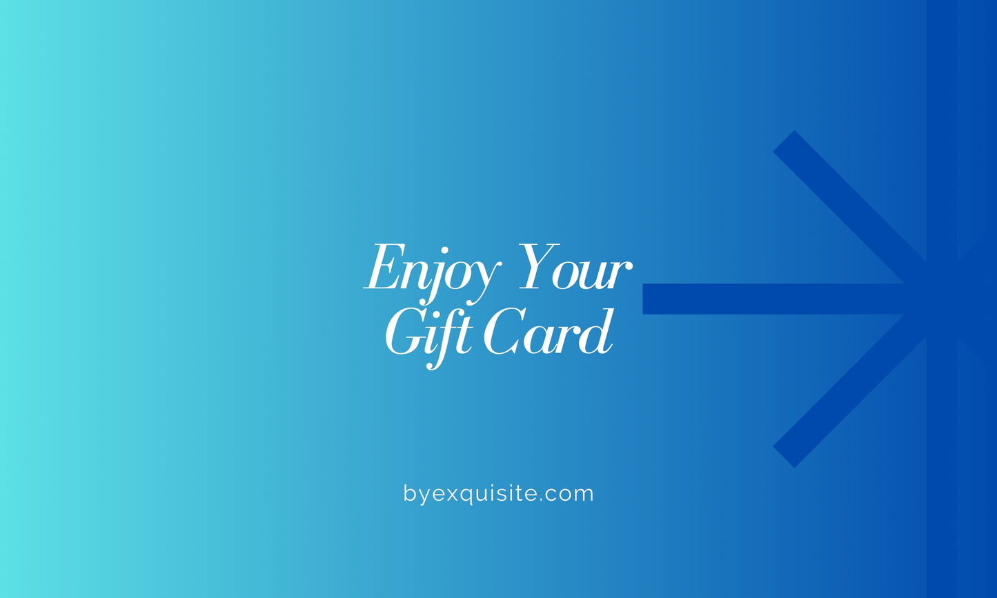 byEXQUISITE Gift Card - Blue