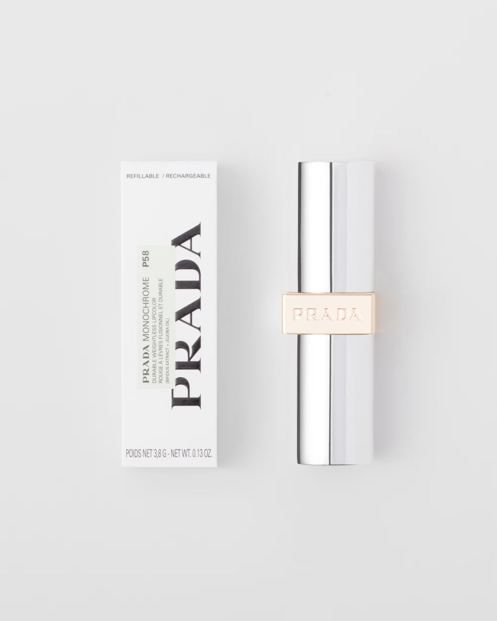PRADA Monochrome Hyper Matte Lipstick P58 Limited Edition Box