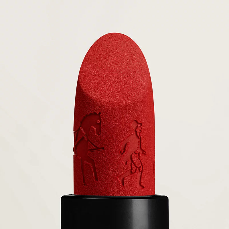 HERMÈS  ლიმიტირებული ტუჩსაცხი გრავირებით – 75 Rouge Amazone